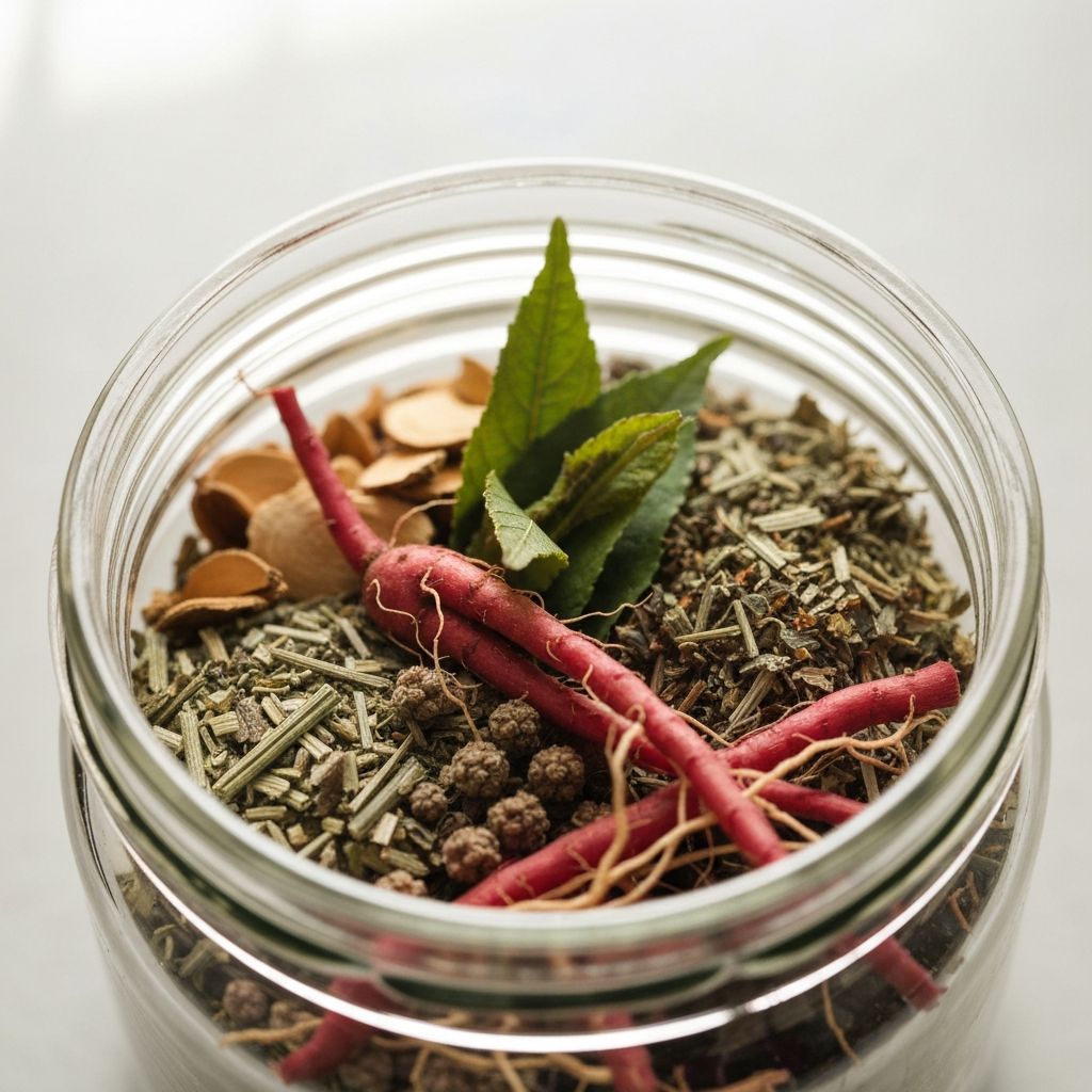 Getrocknete Kräutermischung